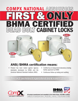 BHMA certified Grade 1 and Grade 2 cabinet locks
