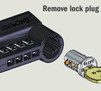 DualAxess by CompX: how to remove and replace the lock plug