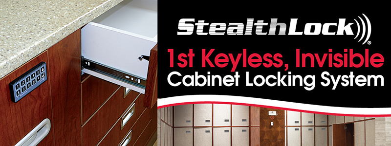 StealthLock - 1st Keyless, Invisible Cabinet Locking System