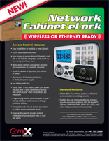 CompX eLock - network cabinet lock