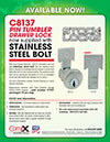 Click here to download a pdf of the CompX National C8137 Stainless Steel Bolt sheet