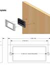 Click here to download a pdf of the CompX Timberline StealthLock mounting plate template