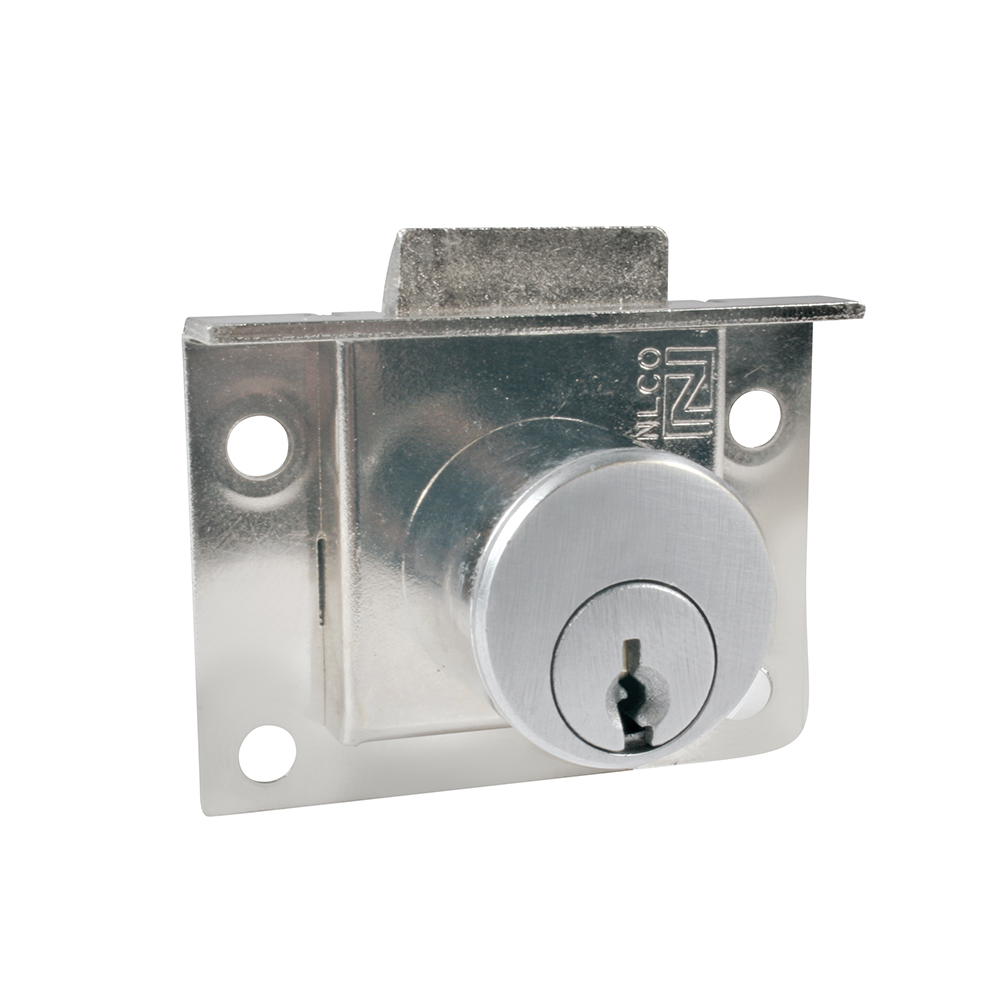 Pin tumbler half mortised drawer lock, 7/8″ – C8131
