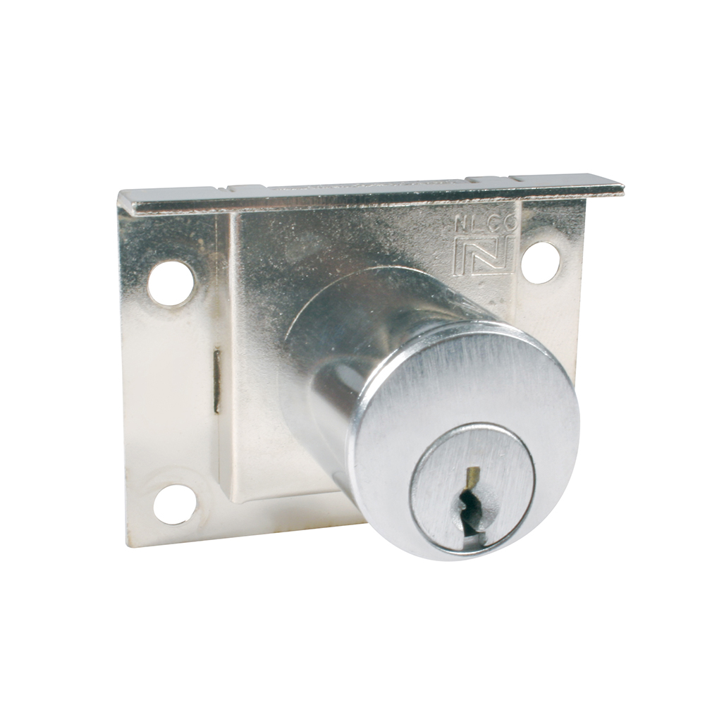 Pin tumbler half mortised drawer lock, 1-1/8″ – C8135