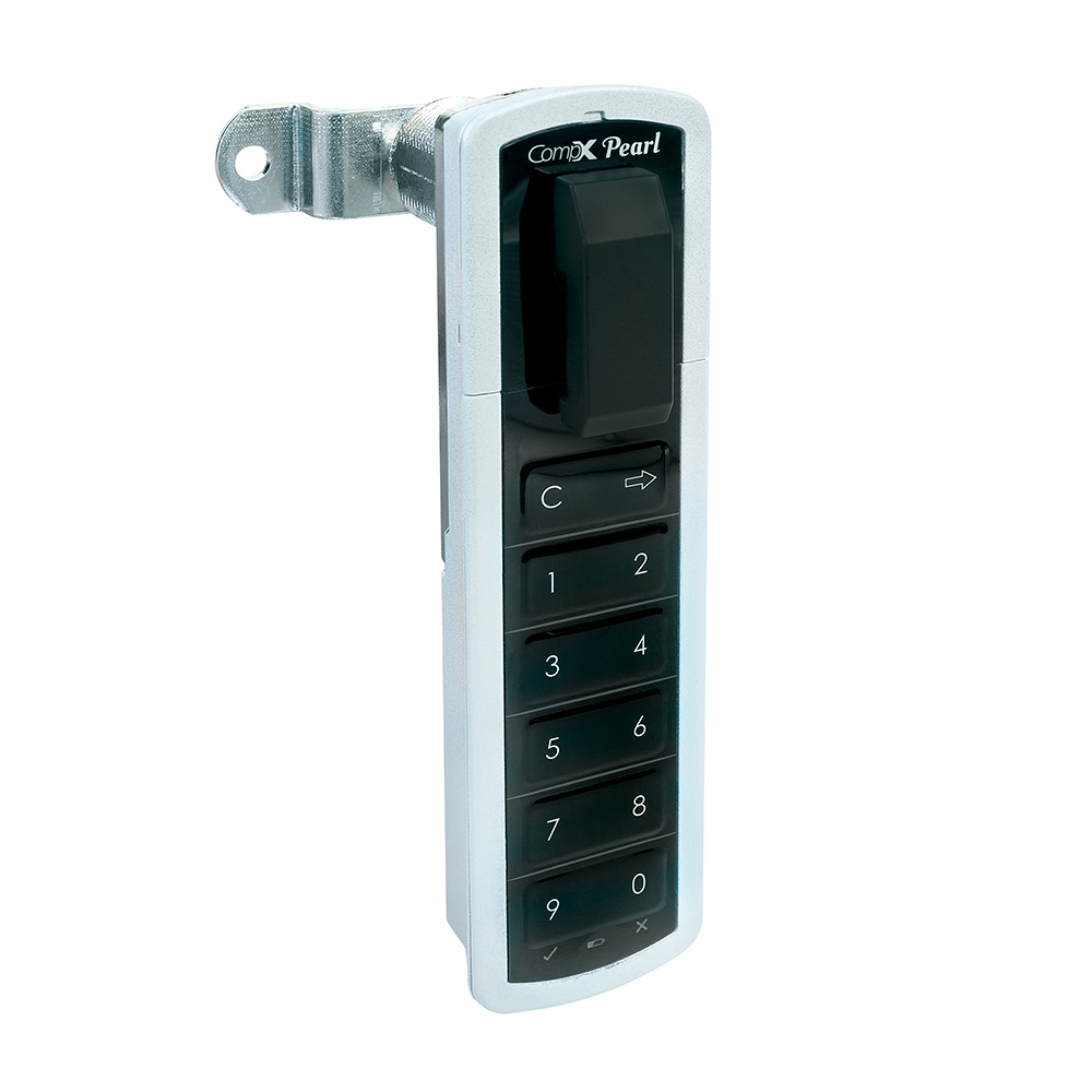 CompX Pearl, electronic push button cabinet lock; 1-3/16″ – PRLK-M-T-3