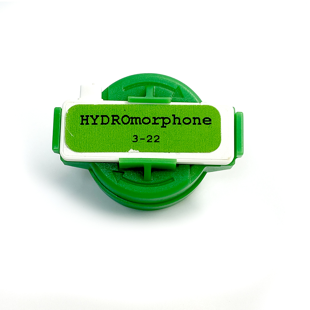 NARC iD RFID cap, green – hydromorphone – RF-CAP-HYDRO