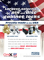 CompX ad: STOCK LOCKS – Largest selection of pin and disc cabinet locks thumbnail image