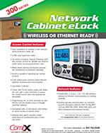 300/200 Series Network Cabinet eLock sheet thumbnail image