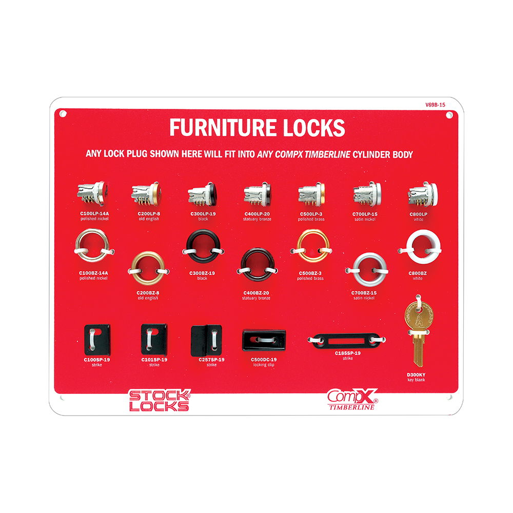 Furniture lock-plugs – Timberline – V69B-15