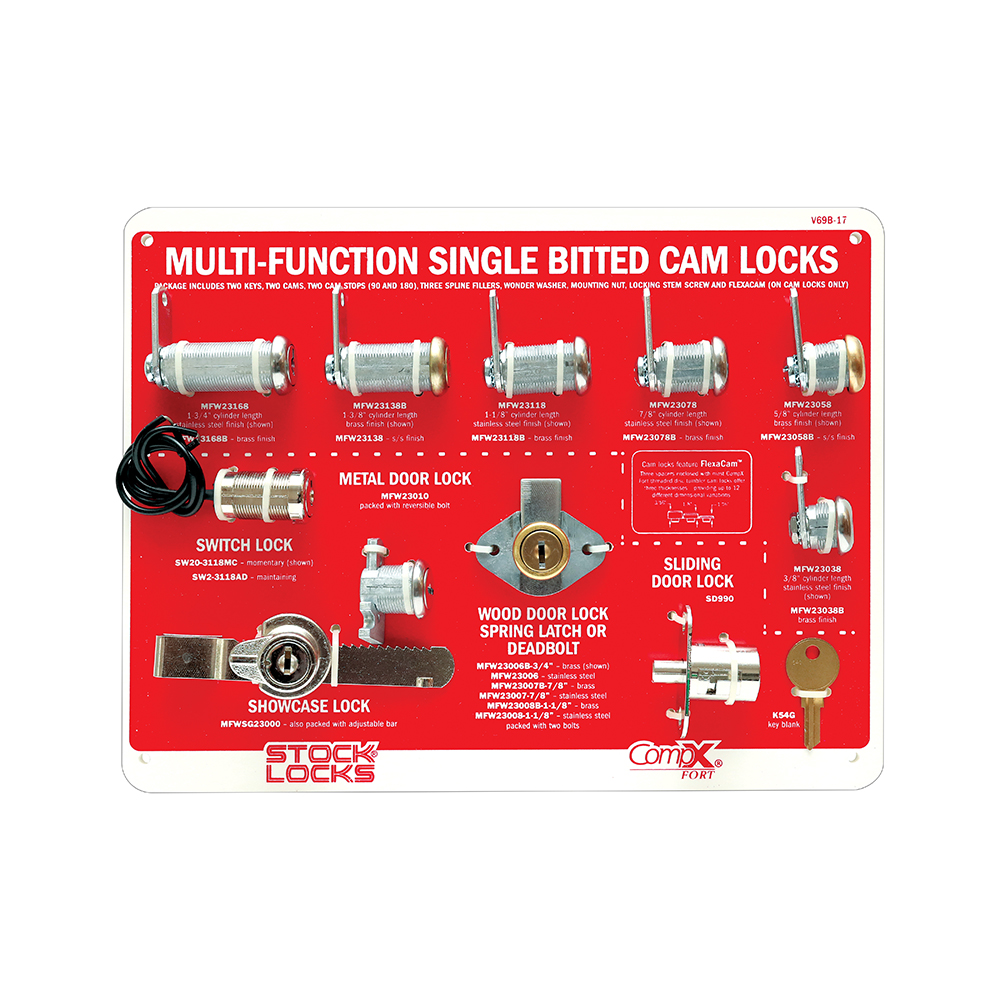 Multi-function single bitted cam lock-fort – V69B-17