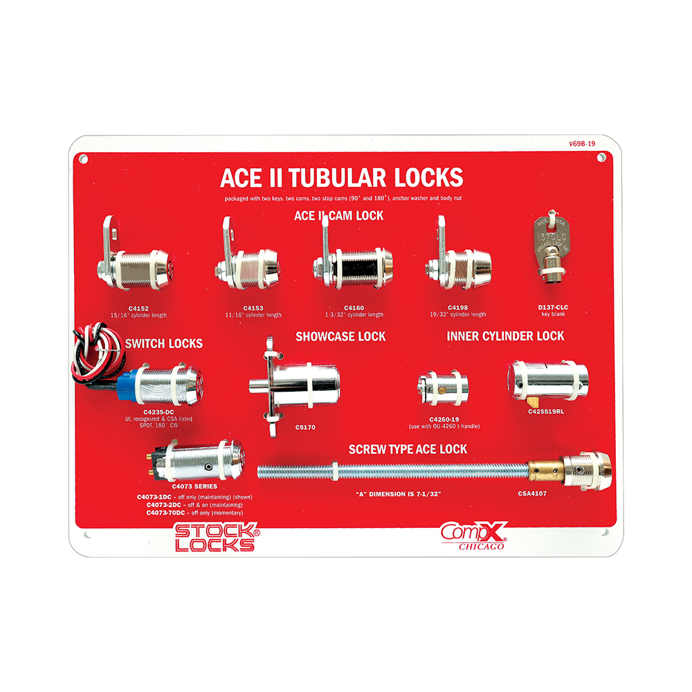 ACE II tubular locks-chicago – V69B-19