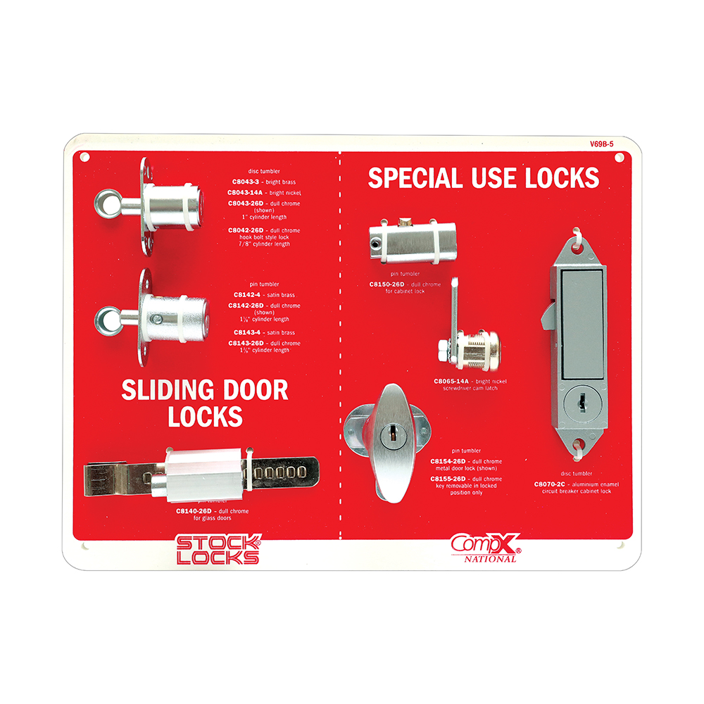 Sliding door & locker display board – V69B-5