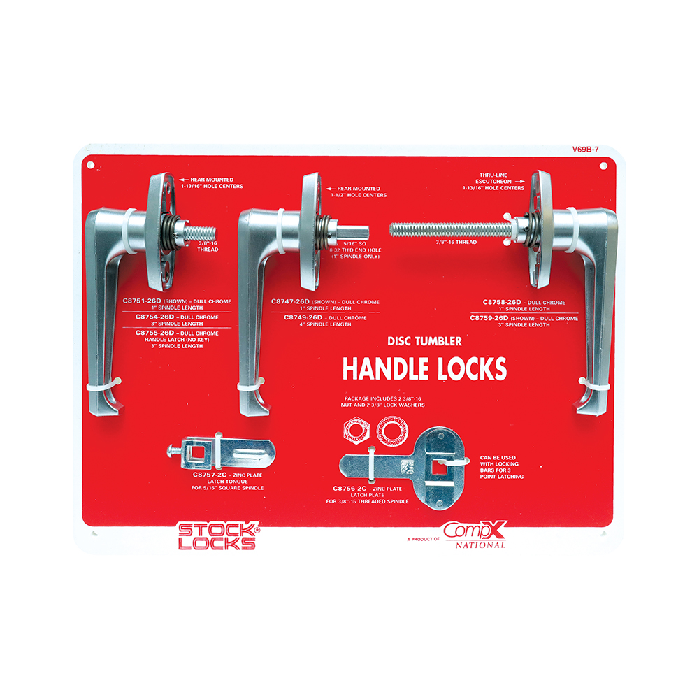 Disc tumbler handle locks – V69B-7