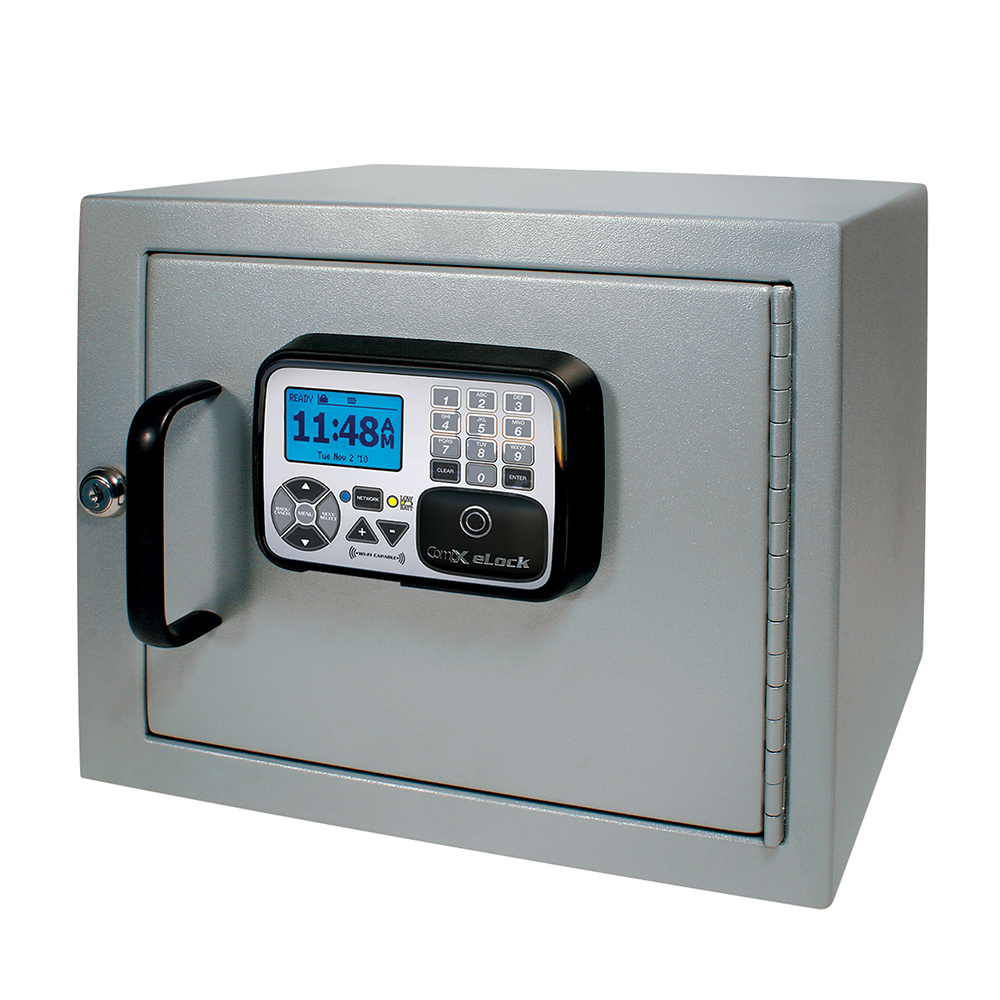Narcotics box with CompX eLock 300 series cabinet – Wifi ready, iCLASS + keypad – WS-ICKP-NARC